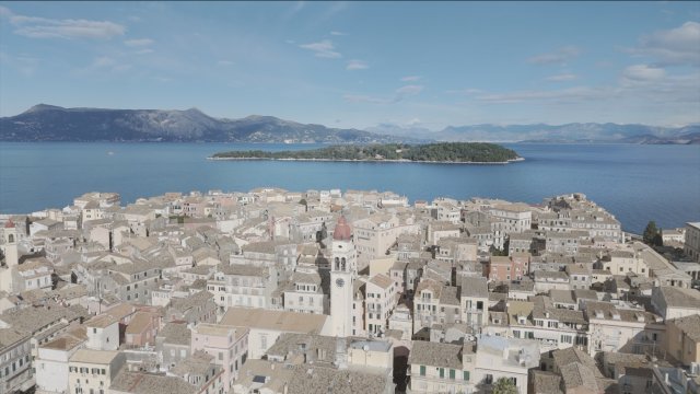 Terra di Corfu Panoramic Skyline View