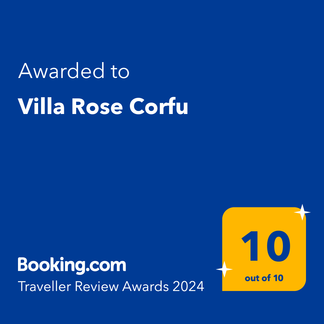 Villa Rose Corfu - Booking.com Award 2024