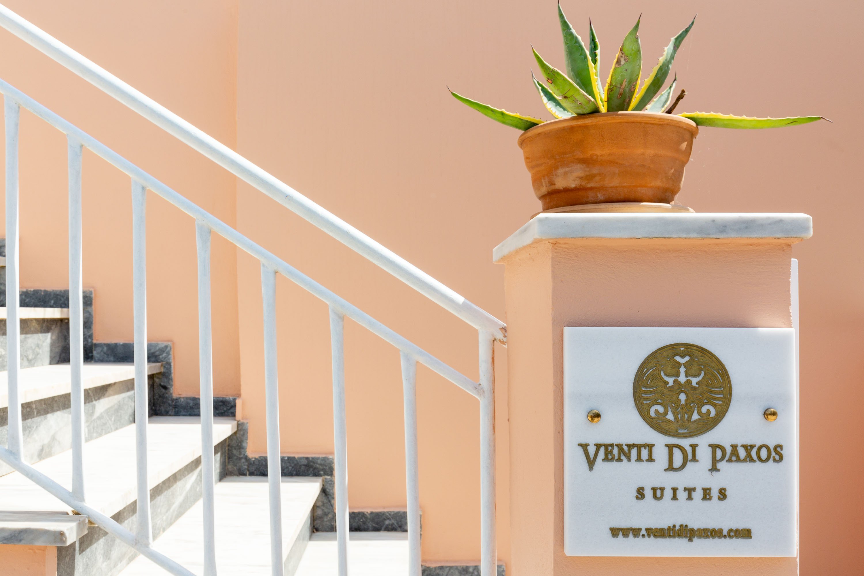 Building exterior in Lakka harbor