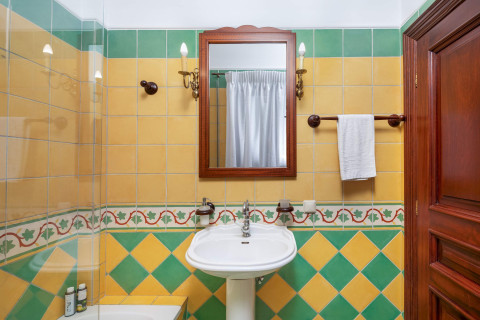 Evening ambiance with outdoor lighting