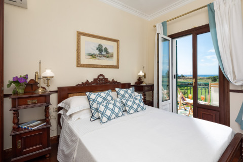 Living room detail with local artwork