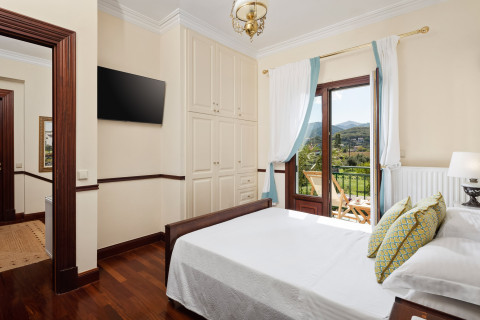 Private terrace with outdoor seating